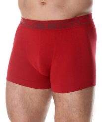 Bokserki męskie bawełniane Brubeck classic COMFORT COTTON. Czerwone bokserki Brubeck, m, bez wzorów, z bawełny. Za 41.99 zł.