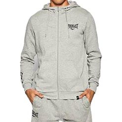 Hoodie Everlast zippe sulphur. Szare bluzy EVERLAST, m, bez wzorów, bez kaptura. Za 179.99 zł.