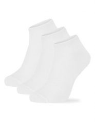 Sprandi Zestaw 3 par niskich skarpet męskich 0MB-002-SS24 (3-pack) Biały. Białe skarpety Sprandi, bez wzorów, z bawełny. Za 29.99 zł.