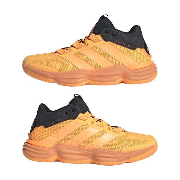 Buty halowe adidas Court Stabil. Brązowe buty do koszykówki Adidas, bez zapięcia, do koszykówki. Za 537.50 zł.