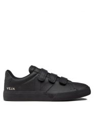 Veja Sneakersy Recife Logo Chromefree RC0502955B Czarny. Czarne buty sportowe casual Veja, bez wzorów, ze skóry, bez zapięcia. Za 699.99 zł.
