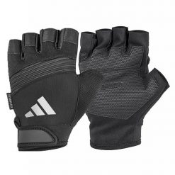 Rękawiczki do treningu siłowego Adidas Performance Gloves. Czarne rękawiczki Adidas, bez wzorów. Za 72.00 zł.