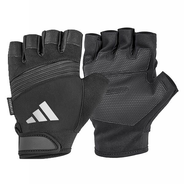 Rękawiczki do treningu siłowego Adidas Performance Gloves. Czarne rękawiczki Adidas, bez wzorów. Za 72.00 zł.