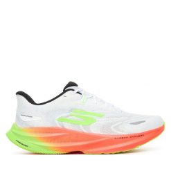 Buty do biegania Skechers. Białe buty do biegania Skechers, bez wzorów, bez zapięcia, do biegania. Za 569.99 zł.