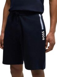 Hugo Boss Underwear Szorty dresowe w kolorze granatowym rozmiar: XL. Niebieskie krótkie spodenki sportowe Hugo Boss Underwear, xl, bez wzorów, z bawełny. Za 213.45 zł.