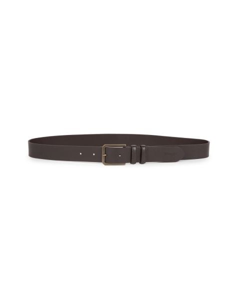 MESKI PASEK WRANGLER SLIM BELT BROWN 112344043. Brązowe paski Wrangler, bez wzorów. Za 99.99 zł.