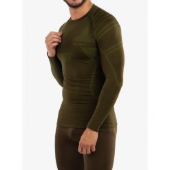 Bluza termoaktywna męska Brubeck Ranger Protect. Zielone bielizna termoaktywna Brubeck, m, bez wzorów, bez ramiączek. Za 144.99 zł.