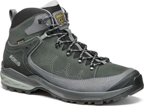 Buty trekkingowe Asolo Falcon Evo LTH GV Szare. Szare buty turystyczne Asolo, bez wzorów, z gore-texu, bez zapięcia, trekkingowe, gore-tex. Za 1,034.30 zł.