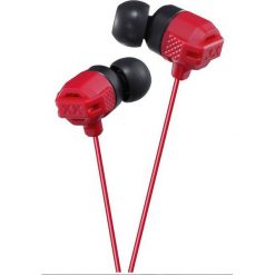 Słuchawki JVC HA-FX102, czerwone. Czerwone słuchawki dokanałowe Jvc. Za 61.09 zł.
