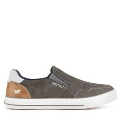 Tenisówki Mustang. Szare trampki Mustang, m, bez wzorów, bez zapięcia. Za 259.99 zł.