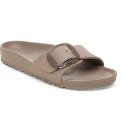 Męskie sandały Birkenstock Madrid Big Buckle EVA brązowe 1030479. Brązowe sandały Birkenstock, z materiału, bez zapięcia. Za 280.55 zł.