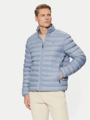Tommy Hilfiger Kurtka puchowa MW0MW37634 Niebieski Regular Fit. Niebieskie kurtki Tommy Hilfiger, m, bez wzorów, z puchu, bez kaptura. Za 899.99 zł.