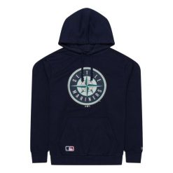 Bluza z kapturem Mariners Nos MLB Regular. Niebieskie bluzy New Era, m, bez wzorów, z kapturem. Za 283.00 zł.