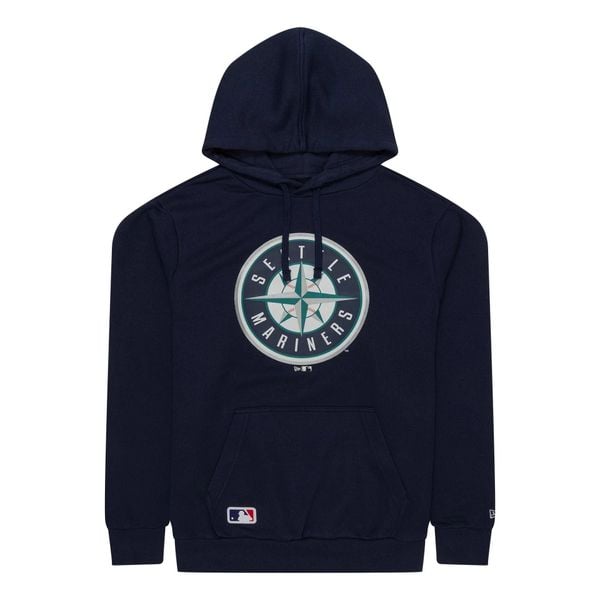 Bluza z kapturem Mariners Nos MLB Regular. Niebieskie bluzy New Era, m, bez wzorów, z kapturem. Za 283.00 zł.