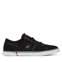Tenisówki Beverly Hills Polo Club. Czarne trampki Beverly Hills Polo Club, m, bez wzorów, bez zapięcia. Za 149.99 zł.