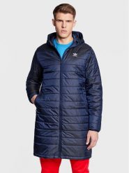 Adidas Kurtka puchowa HM2460 Granatowy Regular Fit. Niebieskie kurtki Adidas, m, bez wzorów, z puchu, bez kaptura. Za 419.99 zł.