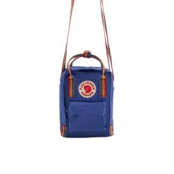 Torba Fjallraven Kanken Rainbow Sling Blue Uniwersalny. Niebieskie torby na ramię Fjällräven, bez wzorów, bez dodatków. Za 309.99 zł.