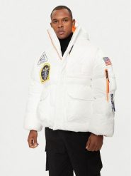 Alpha Industries Kurtka zimowa 148136 Biały Loose Fit. Białe kurtki Alpha Industries, na zimę, m, bez wzorów, z syntetyku, bez kaptura. Za 989.99 zł.