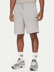 Reebok Szorty sportowe 100221793 Szary Regular Fit. Szare krótkie spodenki sportowe Reebok, l, bez wzorów, z syntetyku. Za 159.99 zł.