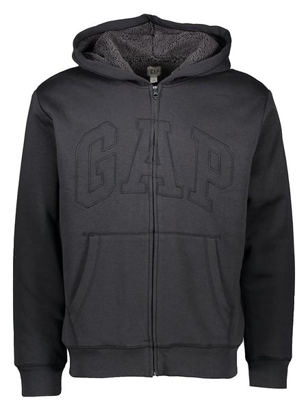 GAP Bluza w kolorze antracytowym rozmiar: L. Czarne bluzy GAP, l, bez wzorów, z bawełny, bez kaptura. Za 164.95 zł.