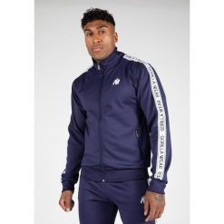 Delaware Kurtka dresowa - Granatowy. Niebieskie kurtki GORILLA WEAR, l, bez wzorów, z dresówki, bez kaptura. Za 290.00 zł.