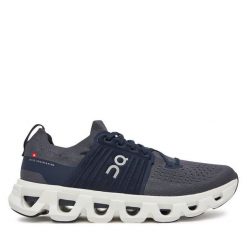 Buty do biegania On. Niebieskie buty do biegania On, bez wzorów, bez zapięcia, do biegania. Za 749.99 zł.