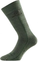 Skarpety merino WLS. Zielone skarpety LASTING, bez wzorów, z elastanu. Za 96.60 zł.