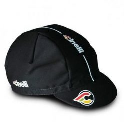 Czapka z daszkiem Cinelli Supercorsa. Czarne czapki z daszkiem CINELLI, bez wzorów, z bawełny. Za 188.00 zł.