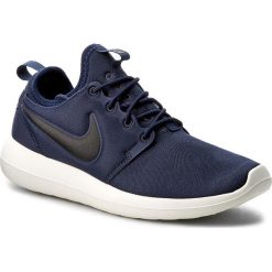 Buty NIKE - Roshe Two 844656 400 Midnight Navy/Black/Sail/Volt. Niebieskie buty sportowe casual marki Nike, z materiału. W wyprzedaży za 319.00 zł.