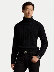 Polo Ralph Lauren Golf 710917035002 Czarny Regular Fit. Czarne golfy Polo Ralph Lauren, m, bez wzorów, z wełny, bez kołnierzyka, bez ramiączek. Za 1,698.99 zł.