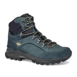 Buty do chodzenia męskie Hanwag Banks Gtx. Niebieskie buty turystyczne Hanwag, bez wzorów, z materiału, za kostkę, bez zapięcia, trekkingowe. Za 1,282.00 zł.