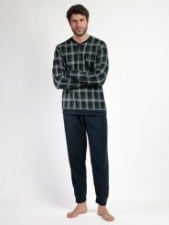 Admas Piżama "Magnific" w kolorze granatowym rozmiar: L. Niebieskie piżamy admas, l, bez wzorów, bez ramiączek. Za 165.99 zł.