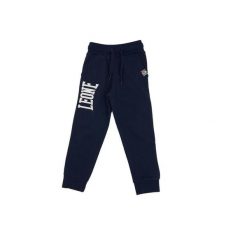 Bluza z kieszeń na czas wolny na co dzień. Niebieskie spodnie materiałowe LEONE 1947 APPAREL, na co dzień, bez wzorów, z bawełny, sportowe. W wyprzedaży za 67.30 zł.