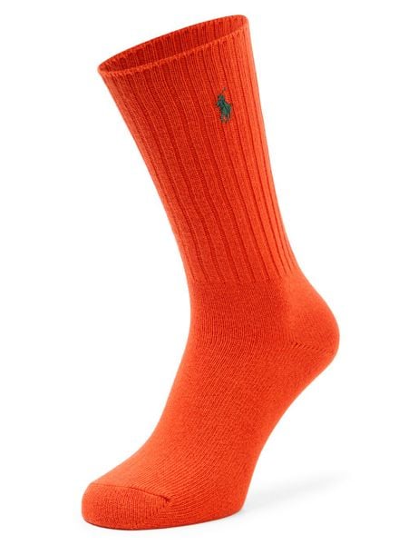 Polo Ralph Lauren Skarpety Mężczyźni drobna dzianina pomarańczowy, ONE SIZE. Brązowe skarpety Polo Ralph Lauren, bez wzorów, z dzianiny. Za 69.95 zł.
