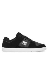 DC Sneakersy CURE ADYS400073-BLK Czarny. Czarne buty sportowe casual DC, bez wzorów, z nubiku, bez zapięcia. Za 239.99 zł.