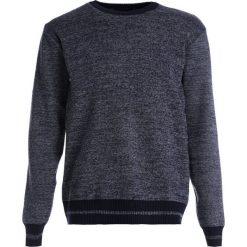 Granatowy Sweter Veneto. Niebieskie swetry nierozpinane Born2be, na jesień, l, bez wzorów, bez kołnierzyka, bez ramiączek. Za 59.99 zł.