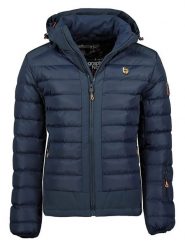 Geographical Norway Kurtka pikowana "Aurelien" w kolorze granatowym rozmiar: S. Niebieskie kurtki Geographical Norway, s, bez wzorów, bez kaptura. Za 150.37 zł.