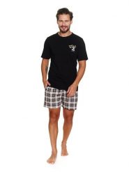 Doctor Nap Piżama w kolorze czarno-beżowym rozmiar: XXL. Brązowe piżamy Doctor Nap, xxl, bez wzorów, z bawełny, bez ramiączek. Za 104.99 zł.