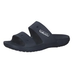 Klapki męskie Crocs Classic. Niebieskie klapki Crocs, z materiału. Za 118.99 zł.