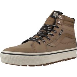 Buty VANS MTE SK8-HI WATERPROOF Brązowy. Brązowe buty turystyczne Vans, bez wzorów, ze skóry, bez zapięcia, trekkingowe. Za 637.99 zł.
