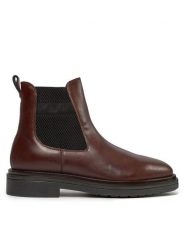 Gant Sztyblety Boggar Chelsea Boot 27651332 Brązowy. Brązowe sztyblety GANT, bez wzorów, ze skóry, bez obcasa, bez zapięcia. Za 1,469.00 zł.