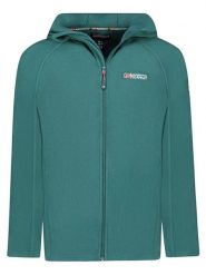 Geographical Norway Kurtka polarowa "Tugood" w kolorze ciemnozielonym rozmiar: XXL. Zielone kurtki Geographical Norway, xxl, bez wzorów, z materiału, bez kaptura. Za 92.21 zł.