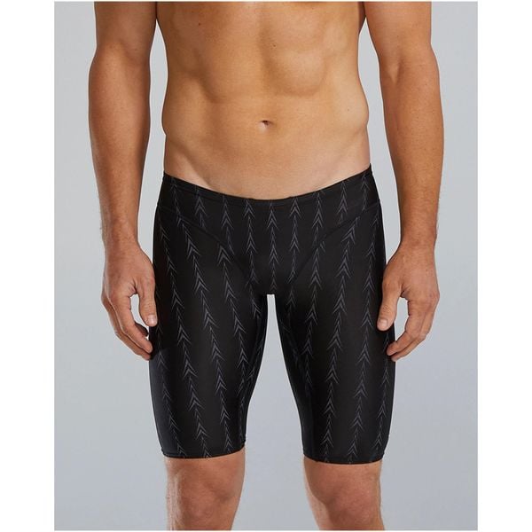 Spodenki pływackie męskie TYR FUSION2 JAMMER. Czarne odzież kąpielowa TYR, m, bez wzorów, sportowe. Za 299.99 zł.