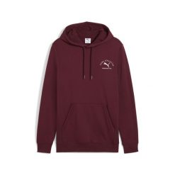 Męska bluza z kapturem PUMA Class z grafiką PUMA Ruby Shimmer Red. Czerwone bluzy z kapturem Puma, m, bez wzorów, z kapturem. Za 269.00 zł.