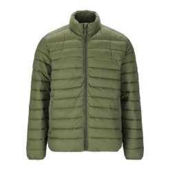 Kurtka puchowa Whistler Arubi. Zielone kurtki WHISTLER, bez wzorów, z puchu, bez kaptura. Za 233.50 zł.