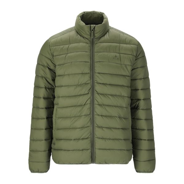 Kurtka puchowa Whistler Arubi. Zielone kurtki WHISTLER, bez wzorów, z puchu, bez kaptura. Za 233.50 zł.