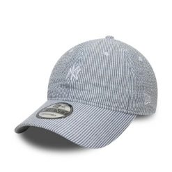 Czapka baseballowa 9Twenty New York Yankees New Era MLB. Niebieskie czapki z daszkiem New Era, bez wzorów, z materiału. Za 177.50 zł.