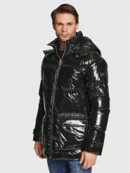 KARL LAGERFELD Kurtka puchowa 505041 524547 Czarny Regular Fit. Czarne kurtki KARL LAGERFELD, m, bez wzorów, z puchu, bez kaptura. Za 1,569.00 zł.