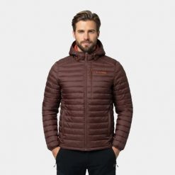 Kurtka męska puchowa Alpinus Kiruna. Niebieskie kurtki Alpinus, na jesień, m, bez wzorów, z materiału, trekkingowe. Za 399.00 zł.
