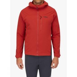Kurtka softshell męska Rab Torque Jacket. Czerwone kurtki RAB, m, bez wzorów, z softshellu, bez kaptura. Za 592.99 zł.